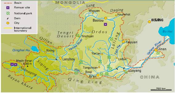 The Yangtze and Yellow Rivers China