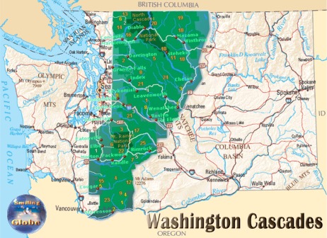 Washington Cascades Region Washington State