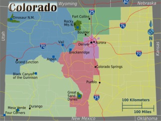 Colorado region map