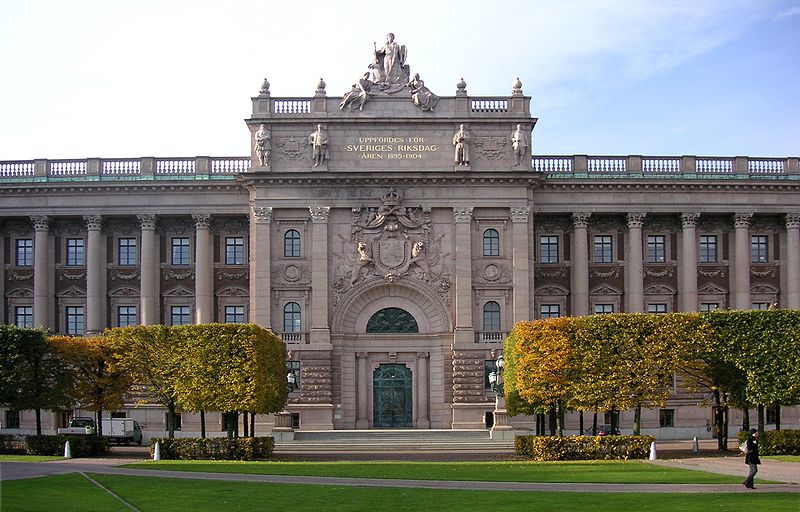 Swedish Parlement Stockholm